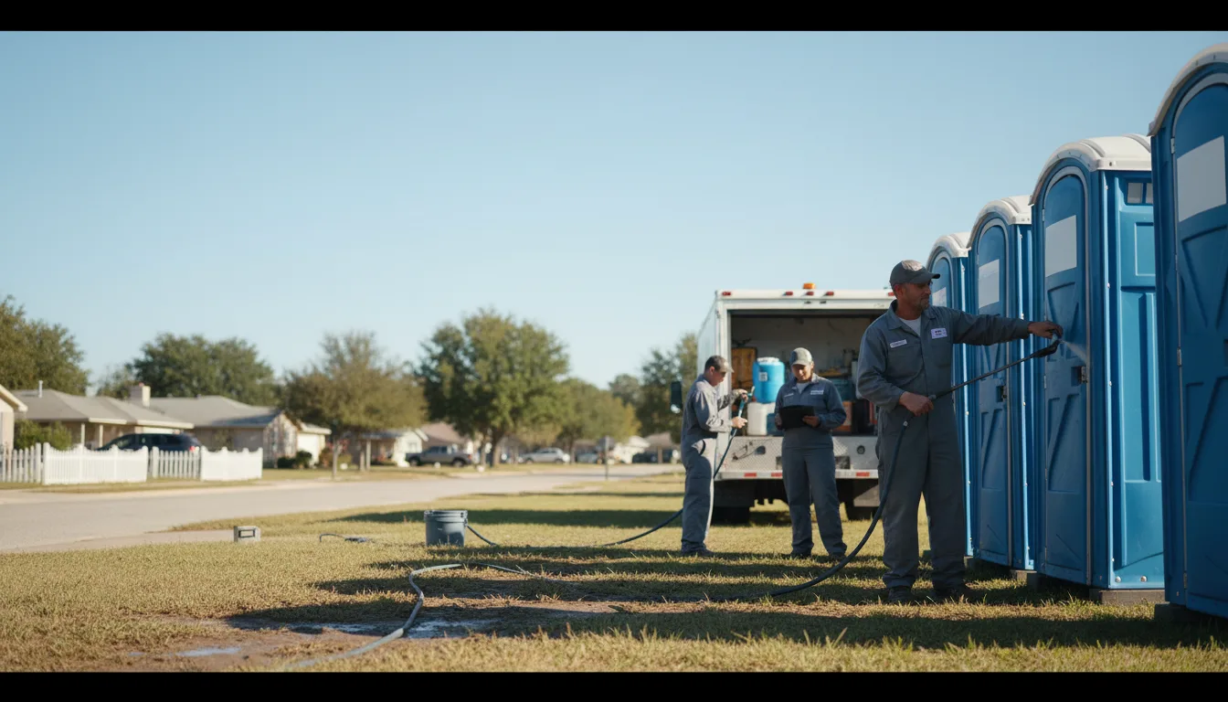 Long-Term Portable Toilet Rental in Black Oak, AR near me